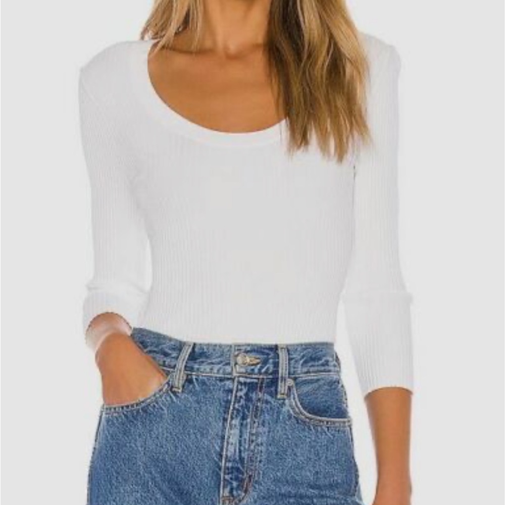 A.L.C ribbed top